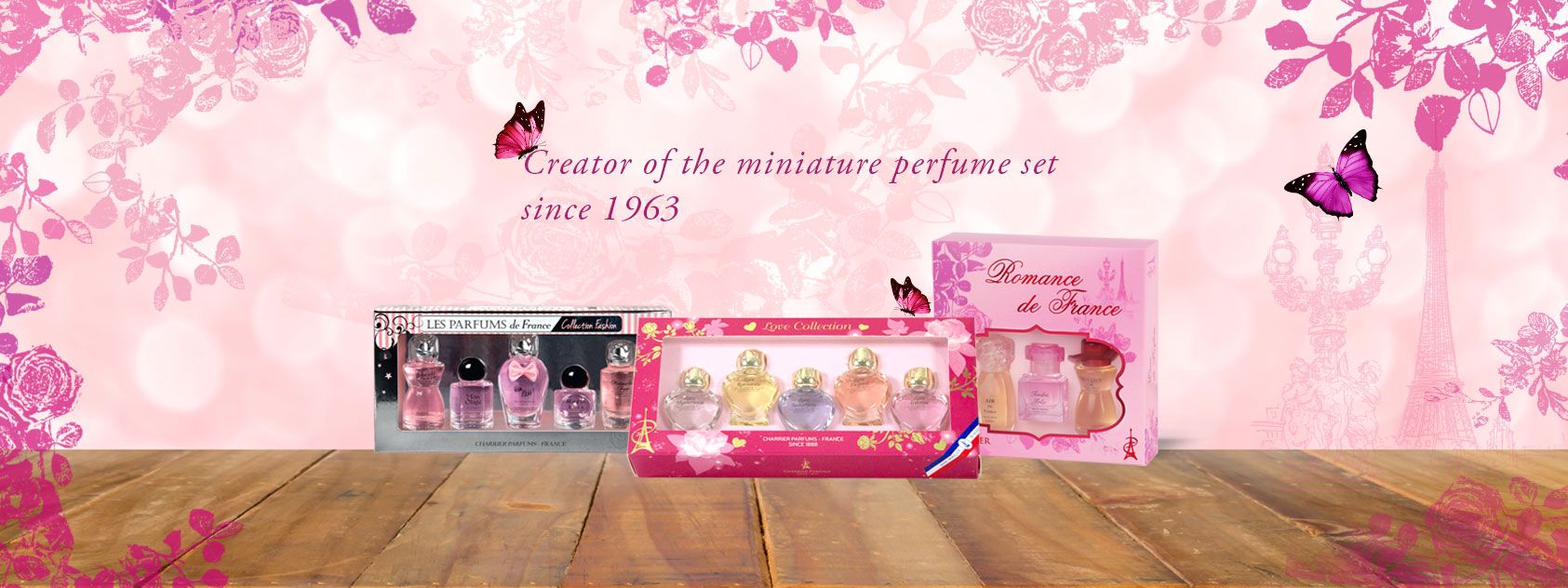 Charrier Parfums France - Creator of the miniature perfume set and